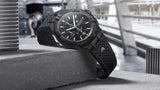 Maurice Lacroix Aikon Chronograph Limited Edition Black Dial Black Leather Strap Watch for Men - AI1018-PVB01-337-1 Buy Now By Maurice Lacroix