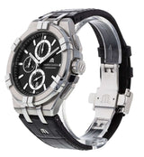 Maurice Lacroix Aikon Chronograph Black Dial Black Leather Strap Watch for Men - AI1018-SS001-330-1 Buy Now By Maurice Lacroix