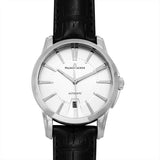 Maurice Lacroix Pontos Silver Dial Black Leather Strap Watch For Men - PT6148-SS001-131 Buy Now By Maurice Lacroix