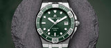 Maurice Lacroix Aikon Venturer Green Dial Green Rubber Strap Watch for Men - AI6057-SSL50-630-5 Buy Now By Maurice Lacroix