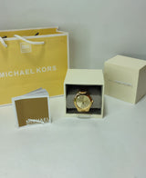 Michael Kors Mini Slim Runway Chronograph Quartz Rose Gold Dial Rose Gold Steel Strap Watch For Women - MK3205 Buy Now By Michael Kors