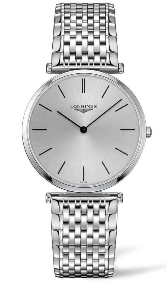 Shop Longines La Grande Classique De Longines Silver Dial Silver Steel Strap Watch for Women - L4.755.4.72.6 in USA