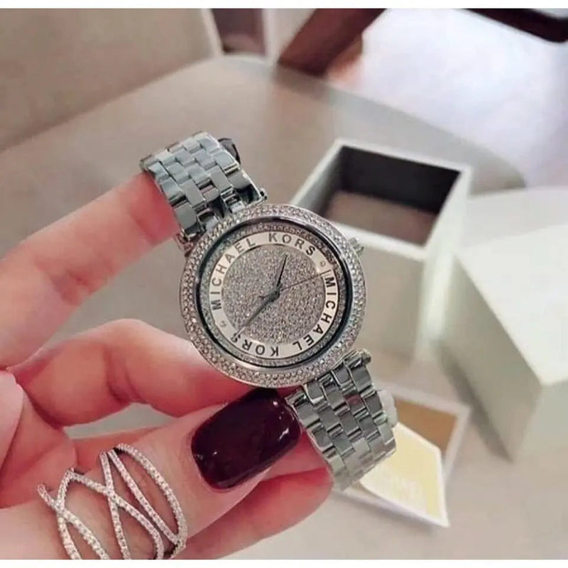 Michael Kors Darci Silver Dial Silver Steel Strap Watch for Women - MK3476 Buy Now By Michael Kors
