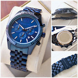 Michael Kors Lexington Chronograph Blue Dial Blue Steel Strap Watch for Men - MK8480 Buy Now By Michael Kors