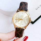 Michael Kors Jaycie Three Hand Gold Dial Brown Leather Strap Watch for Women - MK2862 Buy Now By Michael Kors