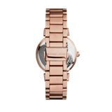 Michael Kors Catlin Black Diamonds Dial Rose Gold Steel Strap Watch for Women - MK3356 Buy Now By Michael Kors