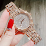Michael Kors Lauryn Crystals Rose Gold Dial Rose Gold Steel Strap Watch For Women - MK3931 Buy Now By Michael Kors