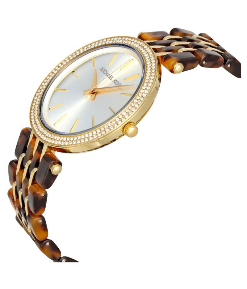 Michael Kors Darci Gold Dial Brown Two Tone Steel Strap Watch for Women - MK4326 Buy Now By Michael Kors