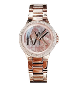 Michael Kors Camille Three Hand Rose Gold Dial Rose Gold Steel Strap Watch For Women - MK7197 Buy Now By Michael Kors