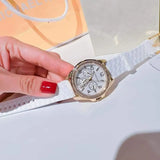 Michael Kors Mini Pilot Quartz Silver Dial White Silicone Strap Watch For Women - MK7372 Buy Now By Michael Kors