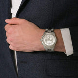 Michael Kors Runway Silver Dial Silver Steel Strap Watch for Men- MK8086 Buy Now By Michael Kors