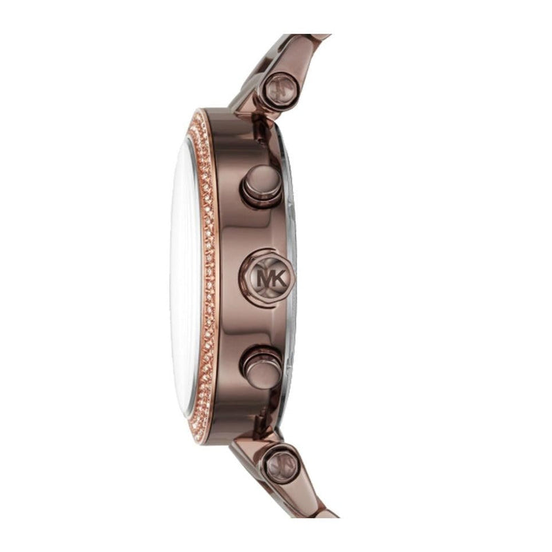 Michael Kors Parker Analog Quartz Brown Dial Brown Steel Strap Watch For Women - MK6378 Buy Now By Michael Kors