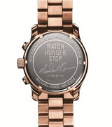 Michael Kors Runway Stop Hunger Quartz Blue Dial Rose Gold Steel Strap Watch For Men - MK8358 Buy Now By Michael Kors