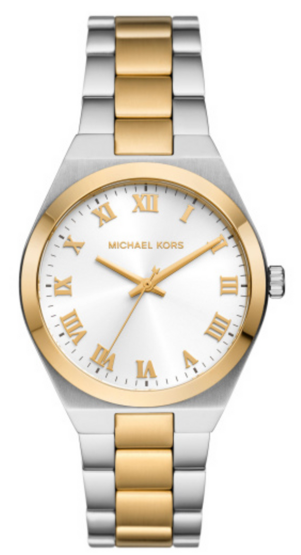 Michael Kors Lennox Three-Hand White Dial Two Tone Steel Strap Watch for Women - MK7464 Buy Now By Michael Kors