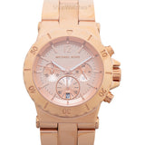 Shop Michael Kors Dylan Rose Gold Dial Rose Gold Steel Strap Watch for Women - MK5314 in USA