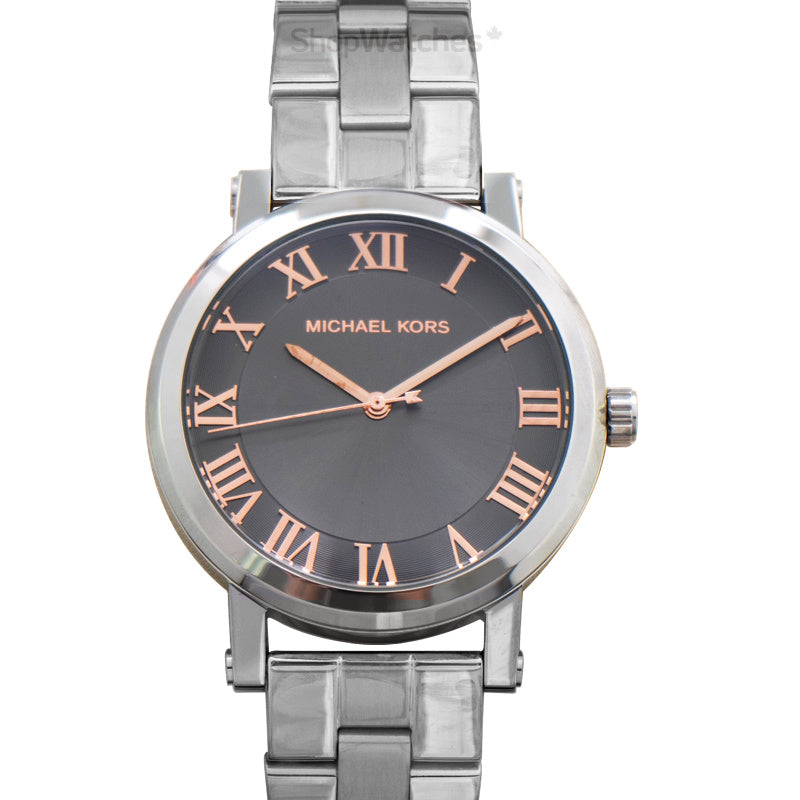 Michael Kors Norie Grey Dial Silver Stainless Steel Strap Watch for Women - MK3559 Buy Now By Michael Kors