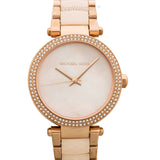 Michael Kors Parker Mother of Pearl Pink Dial Two Tone Steel Strap Watch for Women - MK6492 Buy Now By Michael Kors