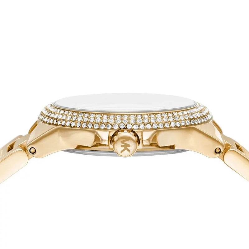 Michael Kors Camille Multifunction Green Dial Gold Steel Strap Watch For Women - MK6981 Buy Now By Michael Kors