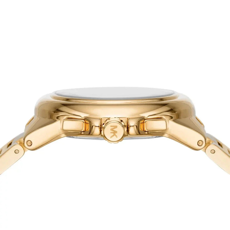 Michael Kors Camille Chronograph White Dial Gold Steel Strap Watch For Women - MK7270 Buy Now By Michael Kors