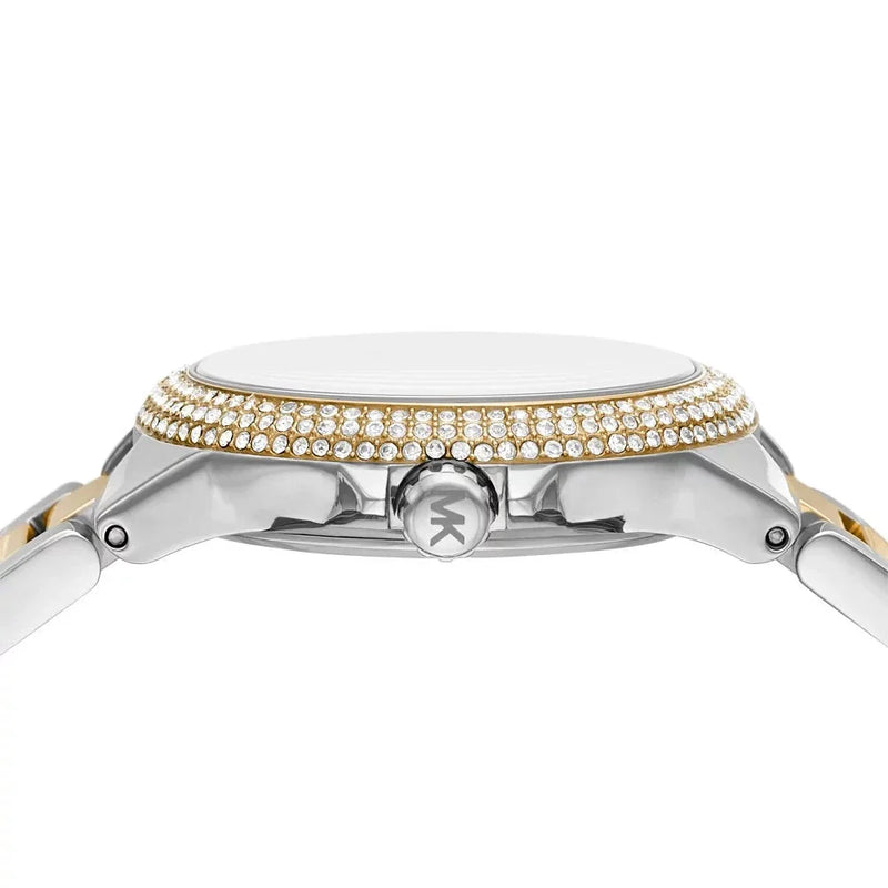 Michael Kors Camille Multifunction Silver Dial Two Tone Steel Strap Watch For Women - MK6982 Buy Now By Michael Kors