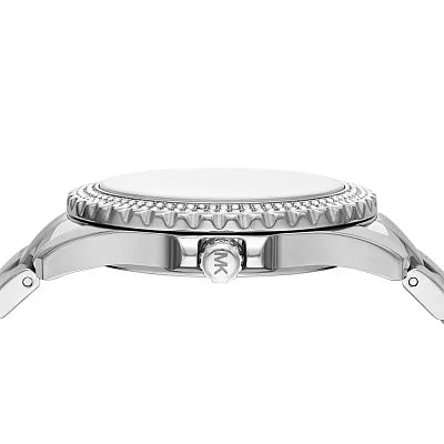 Michael Kors Everest Three hand Silver Dial Silver Steel Strap Watch For Women - MK7403 Buy Now By Michael Kors