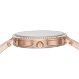 Michael Kors Jaryn Analog Rose Gold Dial Pink Steel Strap Watch For Women - MK4545 Buy Now By Michael Kors