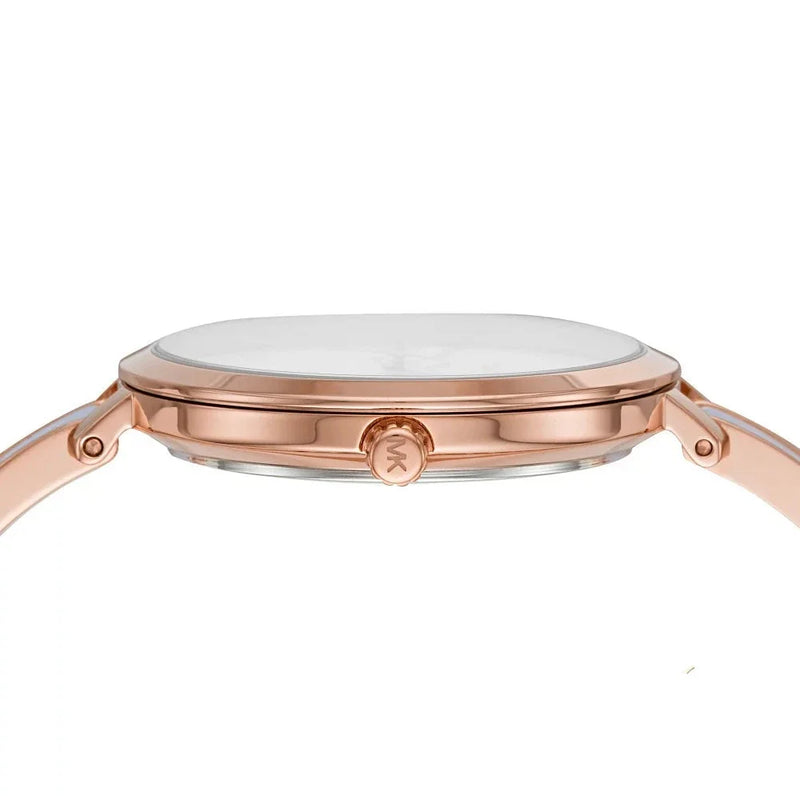 Michael Kors Jaryn Analog White Dial Two Tone Steel Strap Watch For Women - MK4342 Buy Now By Michael Kors