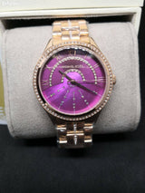 Michael Kors Lauryn Pink Dial Rose Gold Steel Strap Watch for Women - MK3722 Buy Now By Michael Kors