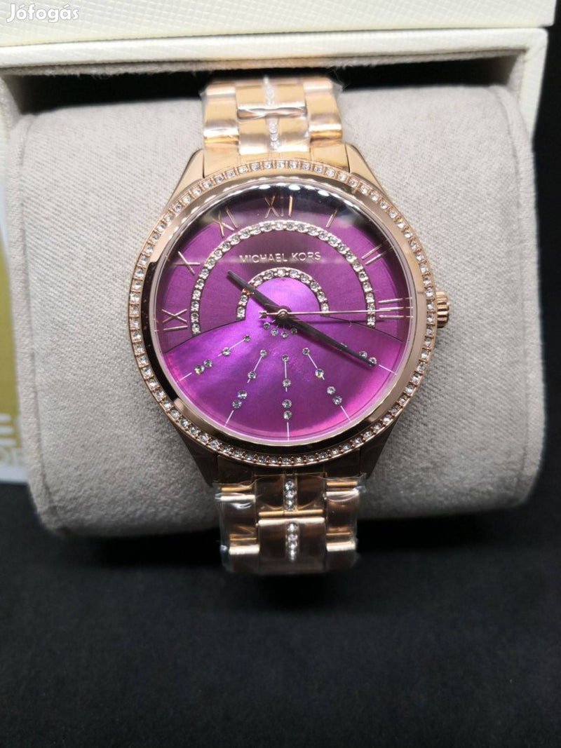 Michael Kors Lauryn Pink Dial Rose Gold Steel Strap Watch for Women - MK3722 Buy Now By Michael Kors