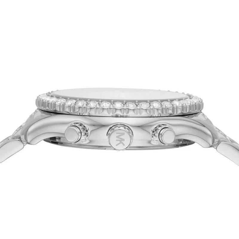 Michael Kors Layton Chronograph Silver Dial Silver Steel Strap Watch For Women - MK6976 Buy Now By Michael Kors