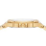 Michael Kors Lennox Three-Hand Silver Dial Gold Steel Strap Watch For Women - MK7278 Buy Now By Michael Kors