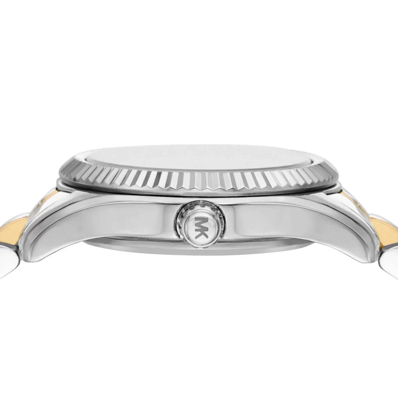 Michael Kors Lexington Analog Silver Dial Two Tone Steel Strap Watch for Women - MK4740 Buy Now By Michael Kors