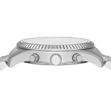 Michael Kors Lexington Chronograph Silver Dial Silver Steel Strap Watch For Men - MK8789 Buy Now By Michael Kors