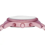 Shop Michael Kors Lexington Chronograph Pink Dial Pink Steel Strap Watch for Women - MK8792 in USA