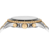 Michael Kors Bayville Chronograph Black Dial Two Tone Steel Strap Watch For Women - MK8872 Buy Now By Michael Kors