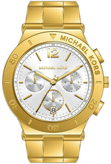 Michael Kors Wyatt Chronograph White Dial Gold Steel Strap Watch For Women - MK5933 Buy Now By Michael Kors