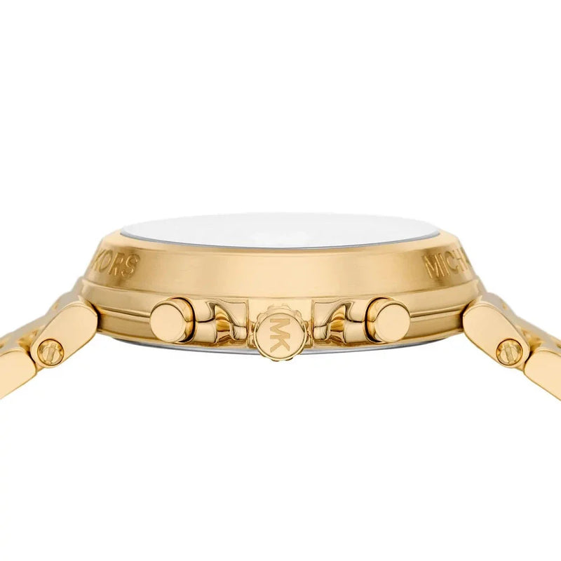Michael Kors Maren Chronograph Gold Dial Gold Steel Strap Watch for Women - MK7493 Buy Now By Michael Kors