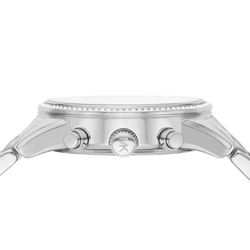 Michael Kors Ritz Chronograph Crystals Silver Dial Silver Steel Strap Watch For Women - MK7301 Buy Now By Michael Kors