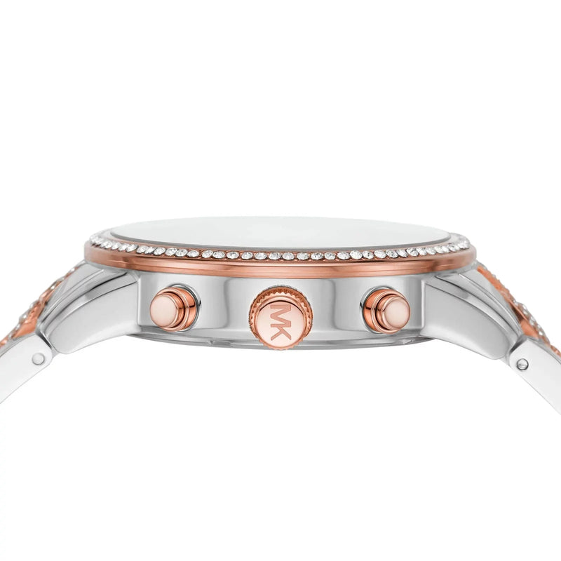 Michael Kors Ritz Chronograph Silver Dial Two Tone Steel Strap Watch For Women - MK6938 Buy Now By Michael Kors