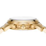 Michael Kors Runway Chronograph Gold Dial Gold Steel Strap Watch For Women - MK7323 Buy Now By Michael Kors