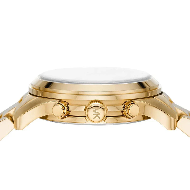 Michael Kors Runway Chronograph Gold Dial Gold Steel Strap Watch For Women - MK7323 Buy Now By Michael Kors