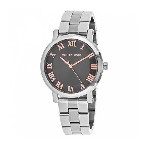 Michael Kors Norie Grey Dial Silver Stainless Steel Strap Watch for Women - MK3559 Buy Now By Michael Kors