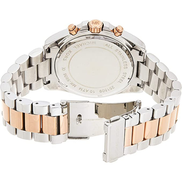 Michael Kors Bradshaw Blue Dial Two Tone Steel Strap Watch for Women - MK5606 Buy Now By Michael Kors