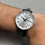 Mido Comander II Automatic Chronometer Silver Dial Black Leather Strap Watch For Men - M021.431.16.031.00 Buy Now By Mido