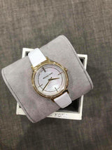 Michael Kors Cinthia Mother of Pearl Dial White Leather Strap Watch for Women - MK2662 Buy Now By Michael Kors
