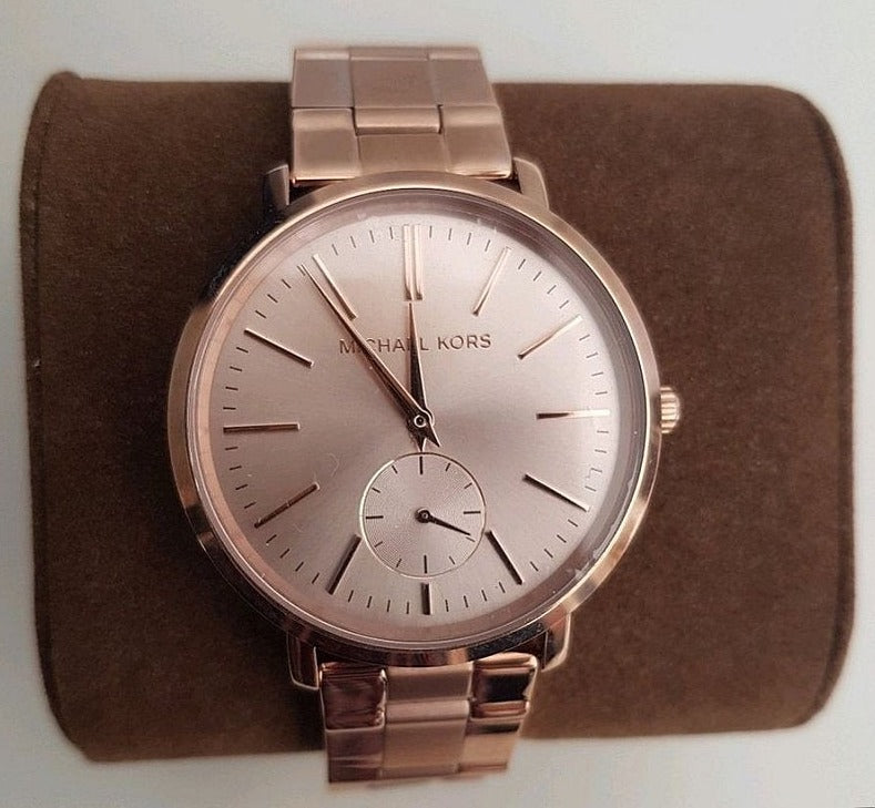 Michael Kors Jaryn Quartz Rose Gold Dial Rose Gold Steel Strap Watch For Women - MK3501 Buy Now By Michael Kors