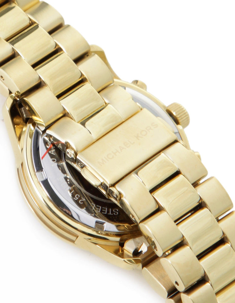 Michael Kors Runway Gold Dial Gold Stainless Steel Strap Watch for Women - MK5055 Buy Now By Michael Kors