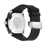 Shop Gucci Dive Analog Quartz Black Dial Black Rubber Strap Watch For Men - YA136204 in USA