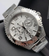 Guess BFF Multifunction Silver Dial Silver Steel Strap Watch for Women - W0231L1 Buy Now By Guess
