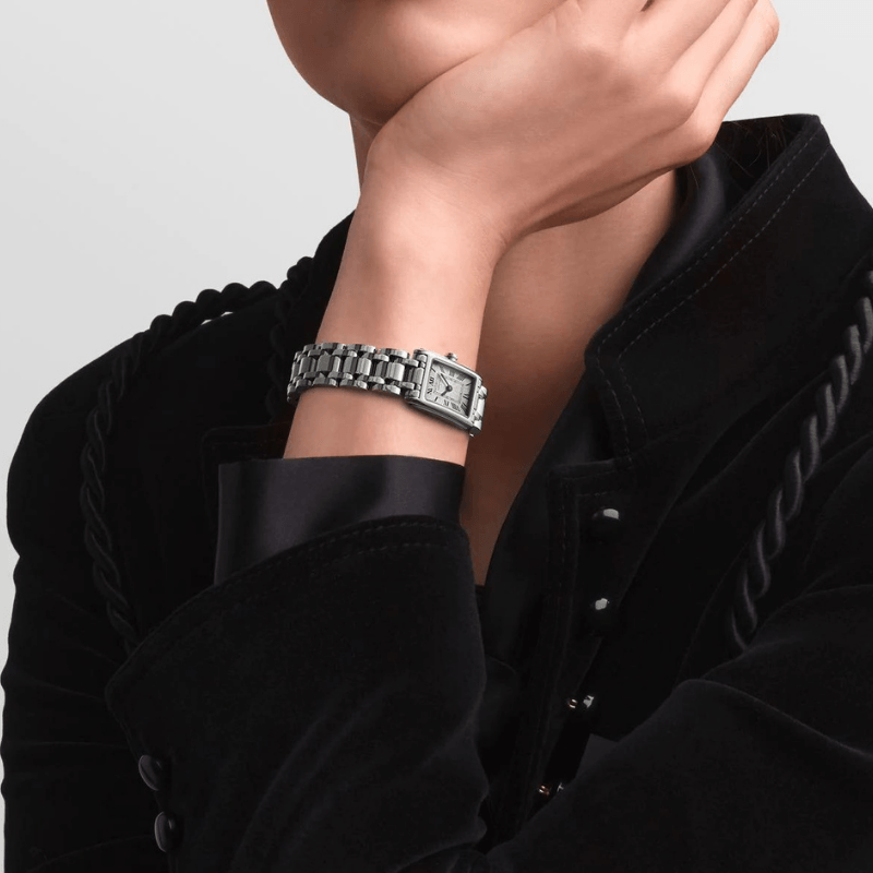Shop Longines Dolcevita White Dial Silver Steel Strap Watch for Women - L5.258.4.71.6 in USA